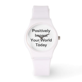 Een positieve invloed op je wereld horloge