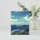 Een positieve kijk op het leven © Seascape Briefkaart (Staand voorkant)