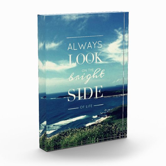 Een positieve kijk op het leven © Seascape Fotoblokken (Links)