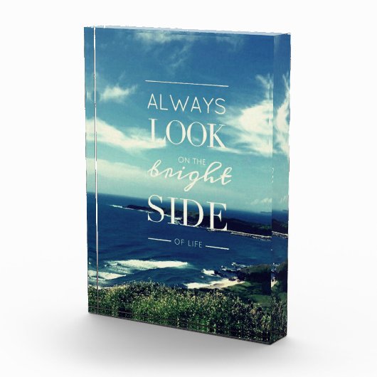 Een positieve kijk op het leven © Seascape Fotoblokken (Rechts)