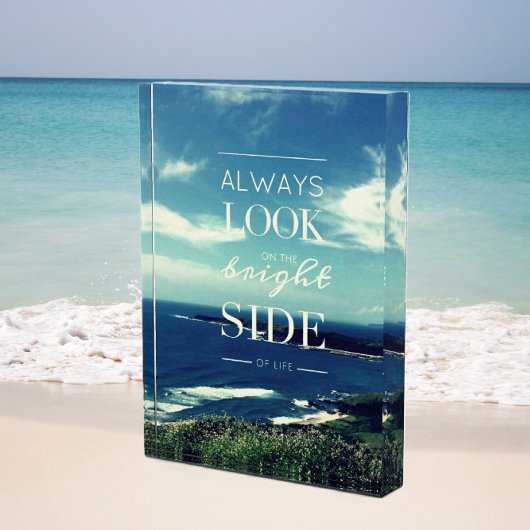 Een positieve kijk op het leven © Seascape Fotoblokken