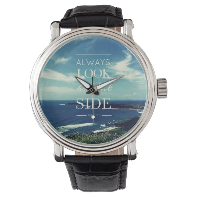 Een positieve kijk op het leven © Seascape Horloge (Voorkant)
