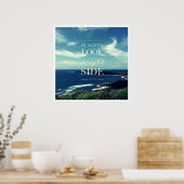 Een positieve kijk op het leven © Seascape Poster (Keuken)