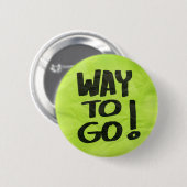 Een positieve waardering voor studenten ronde button 5,7 cm (Voorkant /achterkant)
