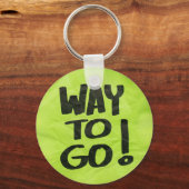 Een positieve waardering voor studenten sleutelhanger (Voorkant)