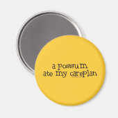 Een Possum at mijn Careplan Magneet (Voorkant / Achterkant)