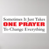 Eén Poster gebeden (Voorkant)