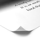 Een Poster met een grote paarden (Hoek)