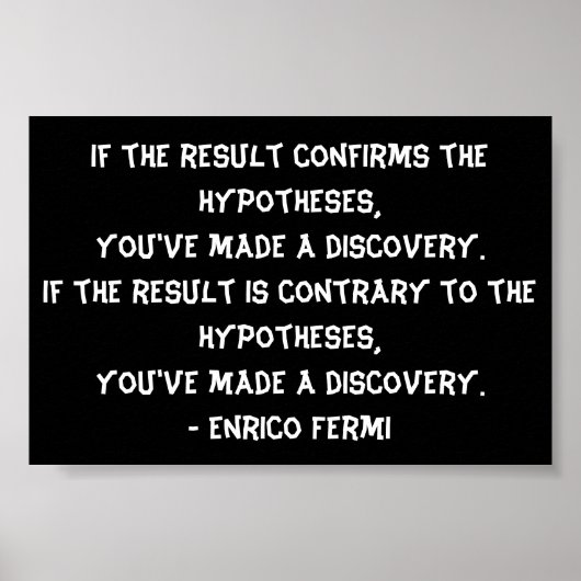 Een Poster van de Experiment van de Science van de (Voorkant)