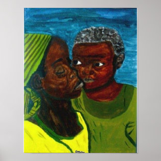 Een Poster van de Muur van de Liefde van Moeder