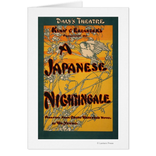 Een Poster van het Japanse nachtelijke theatrische (Voorkant)