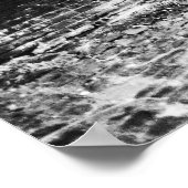 een poster voor blauw decanvas - standaardgrootte (Hoek)