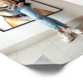 Een poster voor hondenliefhebbers Beste Vriend (Hoek)