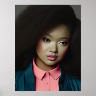 Een Poster voor jonge vrouwen met zelfvertrouwen