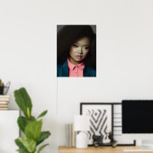 Een Poster voor jonge vrouwen met zelfvertrouwen (Thuiskantoor)