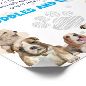 Een Poster voor puppy aannemen (Hoek)