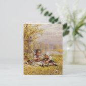Een posy voor moeder, 1867 briefkaart (Staand voorkant)