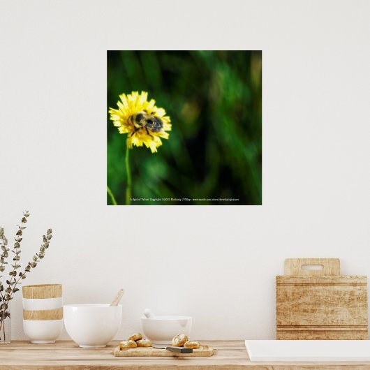 Een pot geel poster (Keuken)