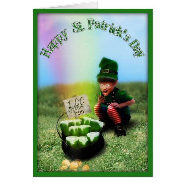 Een Pot O'Beer aan de rand van de regenboog. (Voorkant)