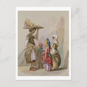 Een potverkoper, c.1855 briefkaart