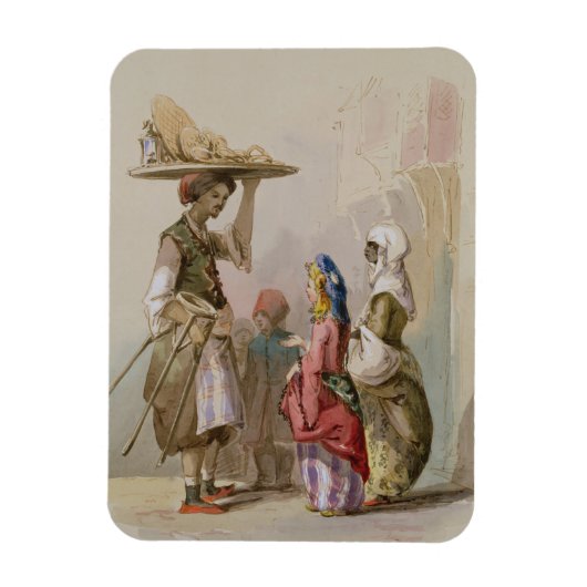 Een potverkoper, c.1855 magneet (Verticaal)