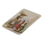 Een potverkoper, c.1855 magneet (Linkerzijde)