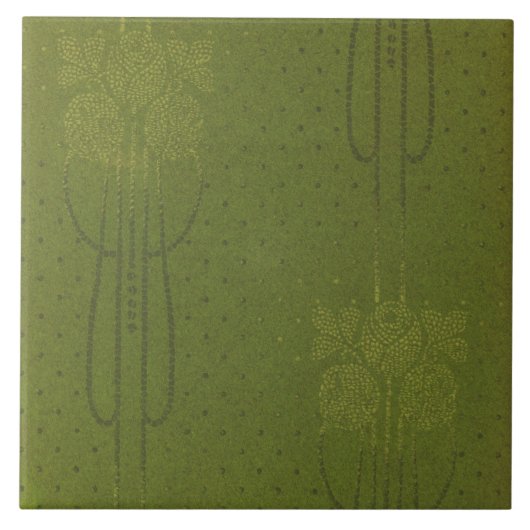 Een prachtig 190-7 Amerikaans behangselpapier Tegeltje (Voorkant)