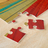 Een prachtig abstract portret legpuzzel (Zijkant)