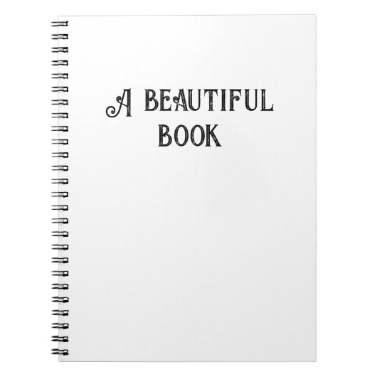 Een prachtig boek notitieboek (Voorkant)