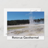Een prachtig briefkaart van de Geothermische zone  (Voorkant / Achterkant)