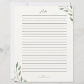 Een prachtig briefpapier, merkt op (Voorkant)