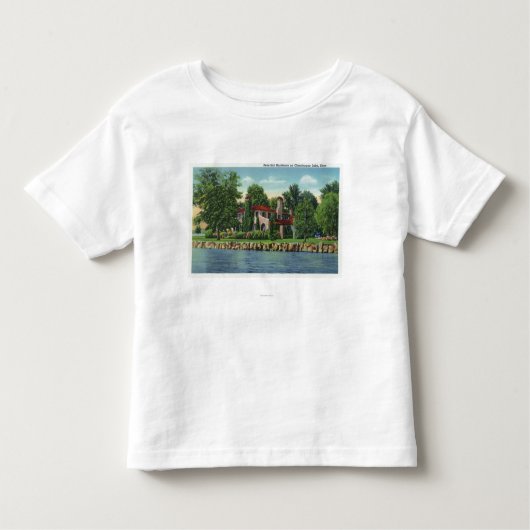Een prachtig Chautauqua Lake Residence Kinder Shirts (Voorkant)
