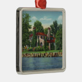 Een prachtig Chautauqua Lake Residence Metalen Ornament (Rechts)