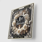 Een prachtig eerste Jubileum Vierkante Klok (Hoek)