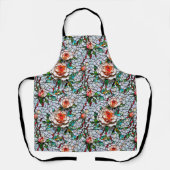 Een prachtig faux mozaïek bloemmozaïek patroon schort (Voorkant)