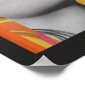 Een prachtig geïnspireerd Poster uit de jaren zest (Hoek)