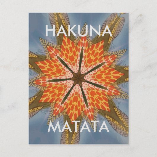 Een prachtig, geweldig Afrikaans Star-afdrukontwer Briefkaart (Voorkant)