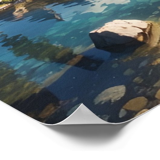 Een prachtig landschap 4k poster (Hoek)