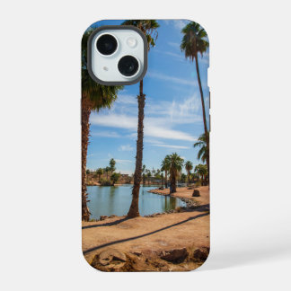 een prachtig landschap in Papago Park iPhone 15 Case