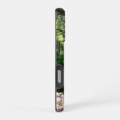 een prachtig lentelandschap in een Japanse tuin iPhone Hoesje (Rechterkant)