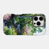 een prachtig lentelandschap in een Japanse tuin iPhone Hoesje (Achterkant horizontaal)