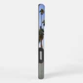 een prachtig lentelandschap in Encanto Park iPhone Hoesje (Rechterkant)