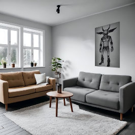 Een prachtig monsterportret | AI Art. Poster