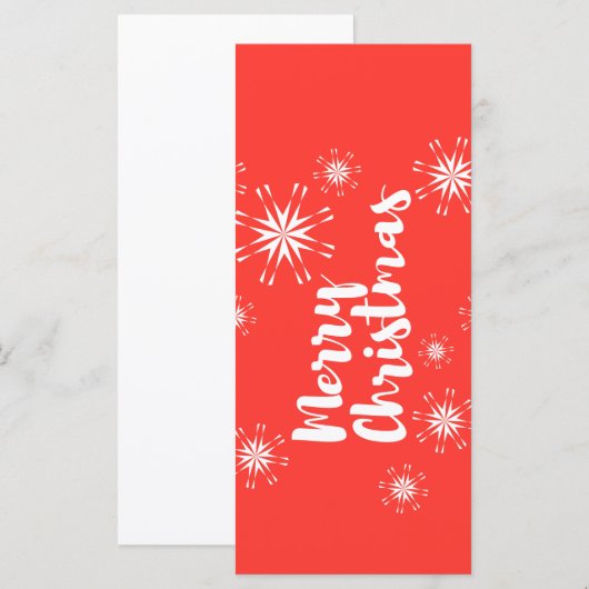 Een prachtig, mooi design van "prettige kerst" (Voorkant / Achterkant)