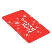 Een prachtig, mooi design van "prettige kerst" magneet (Rechterzijde)
