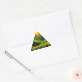 Een prachtig natuurlijk landschap dat het oog trek sticker (Envelop)