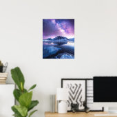 Een prachtig Noorderlicht Poster (Thuiskantoor)