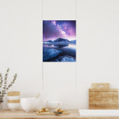 Een prachtig Noorderlicht Poster (Keuken)