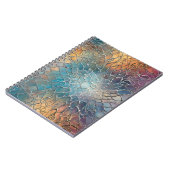 Een prachtig Notitieboek met Abstracte metallic ku (Linkerzijde)