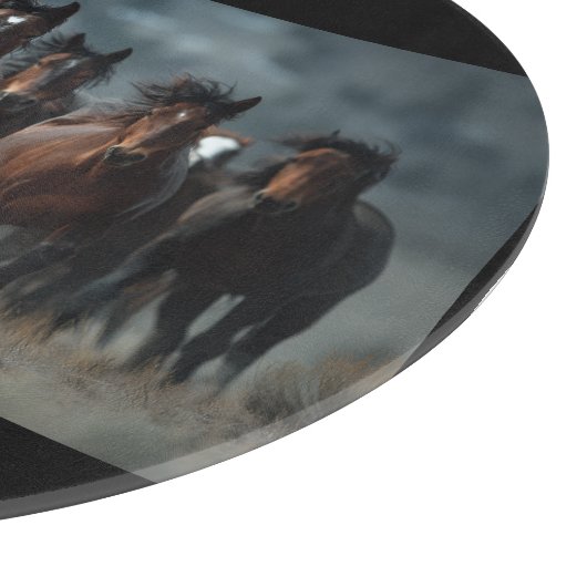 Een prachtig paard ontworpen snijplank (Hoek)